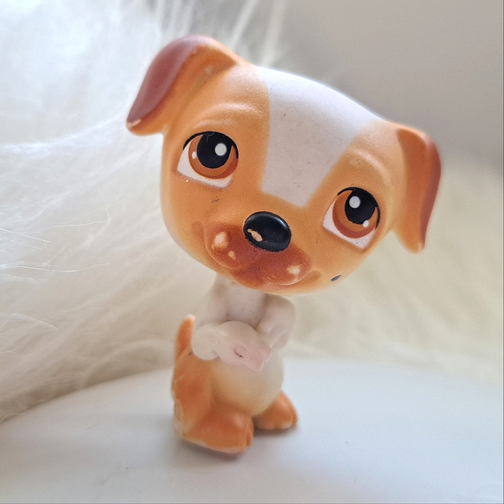 Littlest Pet Shop | Jack Russell puppy dog #40 *paint chipped*